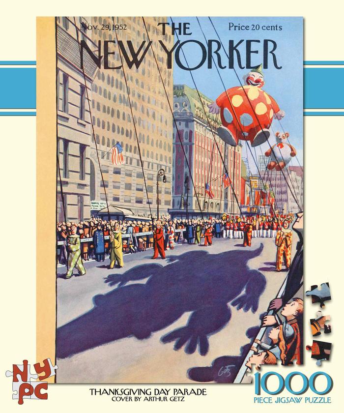 Thanksgiving Parade (The New Yorker) Thanksgiving Jigsaw Puzzle